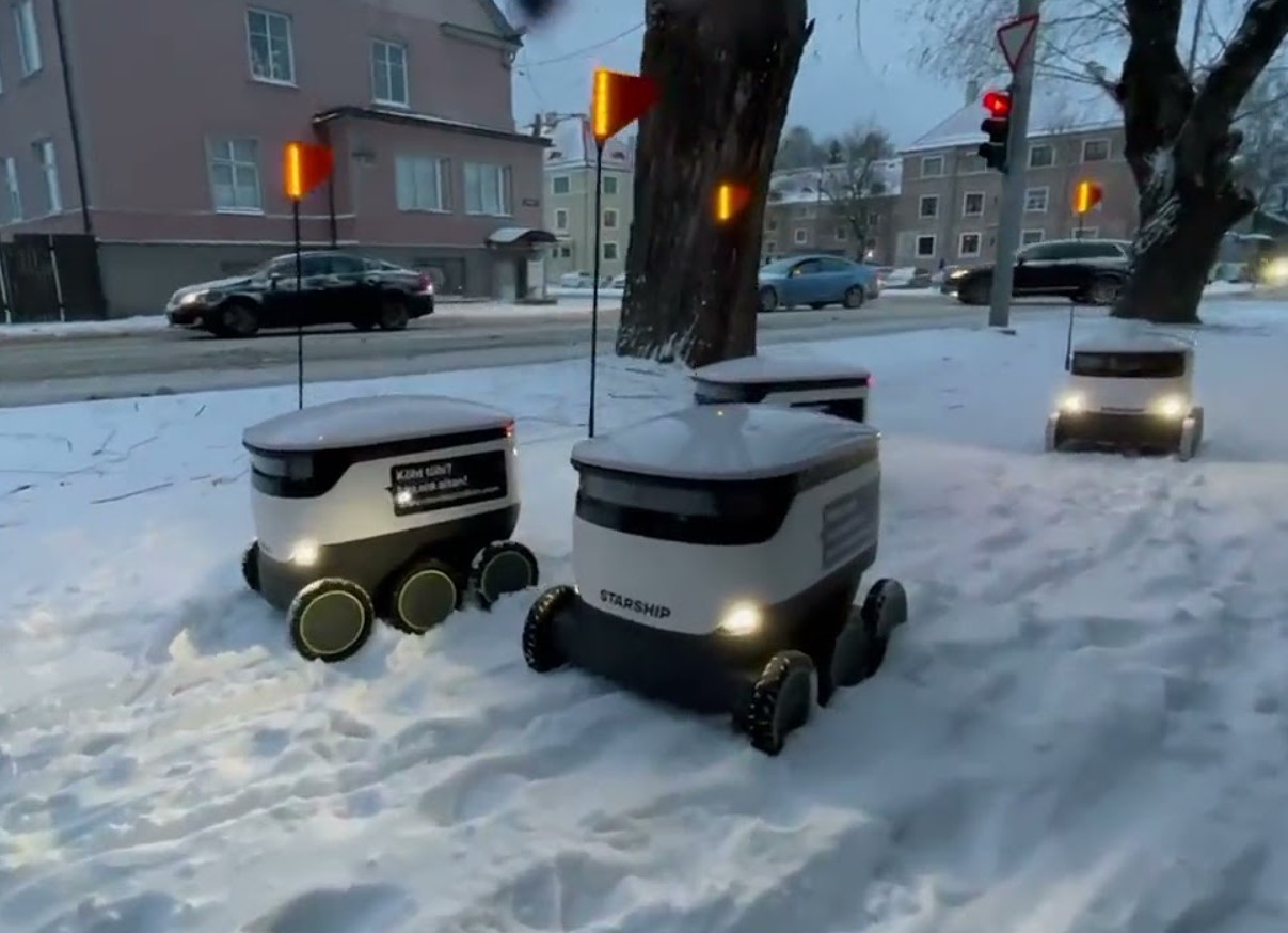 Talv vs tehnoloogia: miks kullerrobotid Tallinnas hätta jäävad